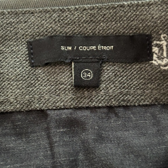 Dockers Men's Grey Slim Fit Signature Khaki Stretch Pants, Size 36W x 29L - Picture 12 of 16